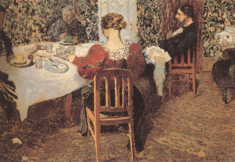 Edouard Vuillard Vial home after lunch Spain oil painting art